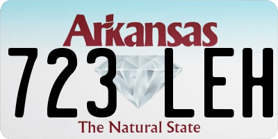 AR license plate 723LEH
