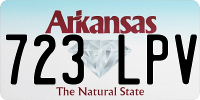 AR license plate 723LPV