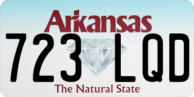 AR license plate 723LQD