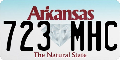 AR license plate 723MHC