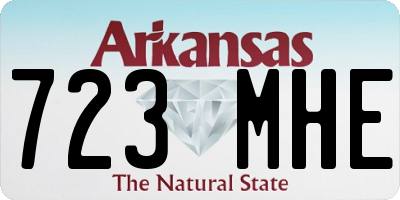 AR license plate 723MHE