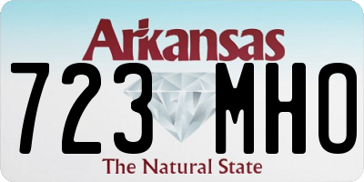 AR license plate 723MHO