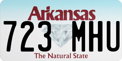 AR license plate 723MHU