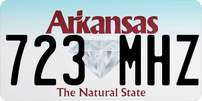 AR license plate 723MHZ