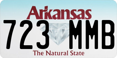 AR license plate 723MMB