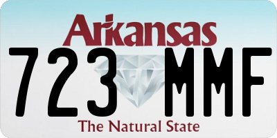 AR license plate 723MMF