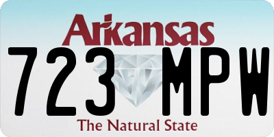 AR license plate 723MPW