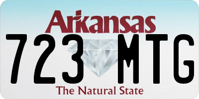 AR license plate 723MTG