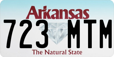 AR license plate 723MTM