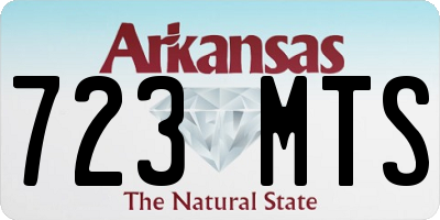 AR license plate 723MTS