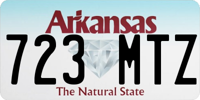 AR license plate 723MTZ