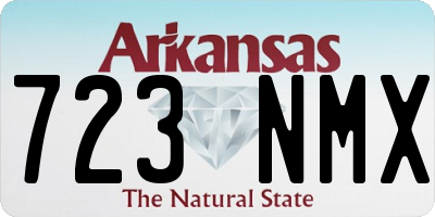 AR license plate 723NMX