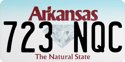 AR license plate 723NQC