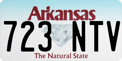 AR license plate 723NTV