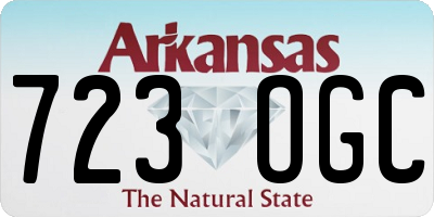 AR license plate 723OGC