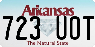 AR license plate 723UOT