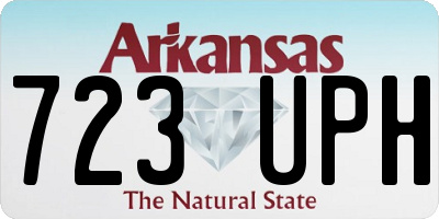 AR license plate 723UPH