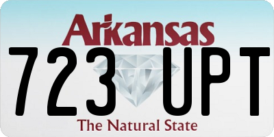 AR license plate 723UPT