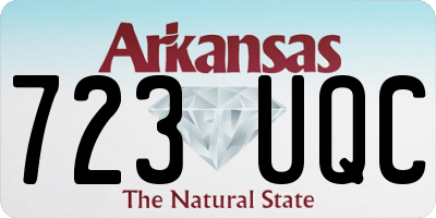 AR license plate 723UQC