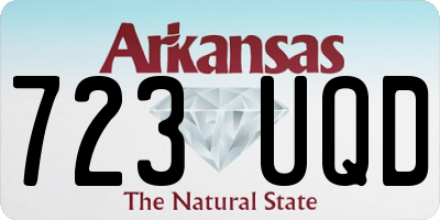 AR license plate 723UQD