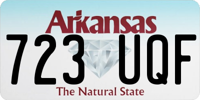 AR license plate 723UQF