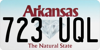 AR license plate 723UQL