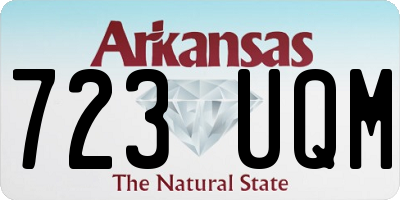 AR license plate 723UQM