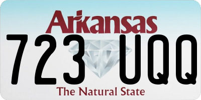 AR license plate 723UQQ