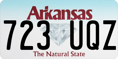 AR license plate 723UQZ