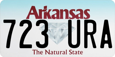 AR license plate 723URA