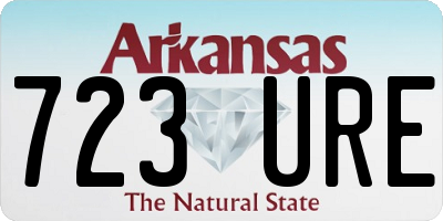 AR license plate 723URE