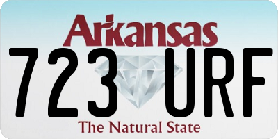 AR license plate 723URF