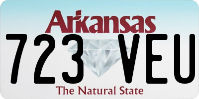 AR license plate 723VEU