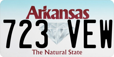 AR license plate 723VEW