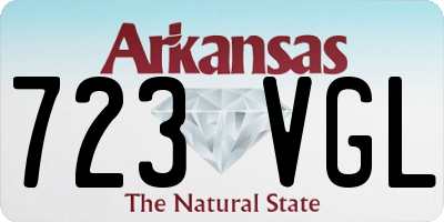 AR license plate 723VGL