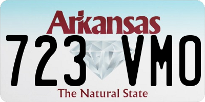 AR license plate 723VMO