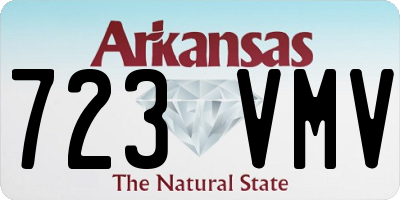 AR license plate 723VMV