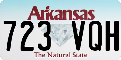 AR license plate 723VQH