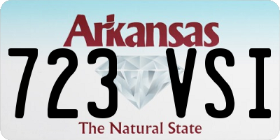 AR license plate 723VSI