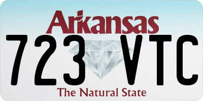 AR license plate 723VTC