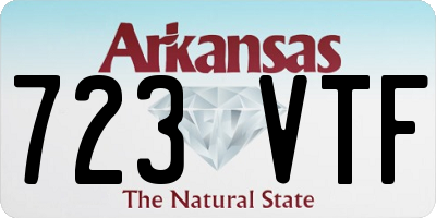 AR license plate 723VTF