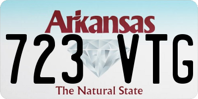 AR license plate 723VTG