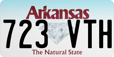 AR license plate 723VTH