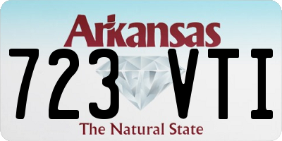 AR license plate 723VTI
