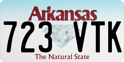 AR license plate 723VTK
