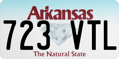 AR license plate 723VTL