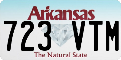 AR license plate 723VTM