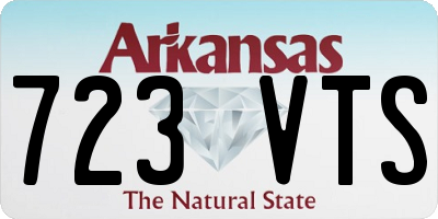 AR license plate 723VTS