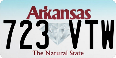 AR license plate 723VTW
