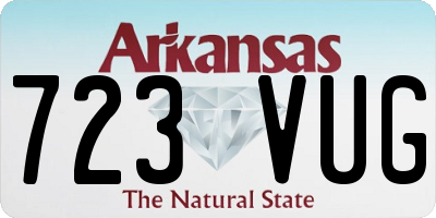 AR license plate 723VUG